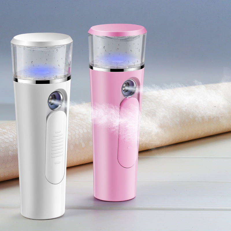 Portable Face Spray Bottle Nano Mister Facial Hair Steamer Ultrasonic Ozone Face Sprayer Cold Beauty Hydrating Skin Care Tools