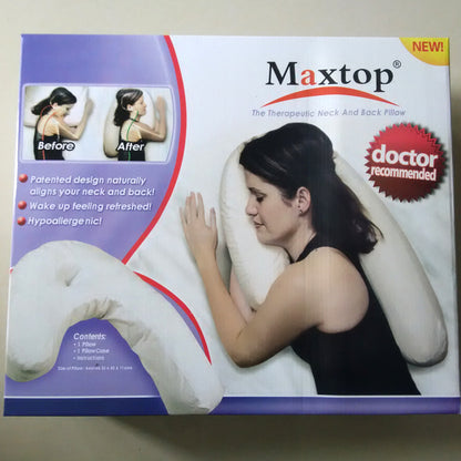 Cotton Pillow Side Sleeper Pillows Neck & Back Pillow Hold Neck Spine Protection Cotton Pillow Health Care