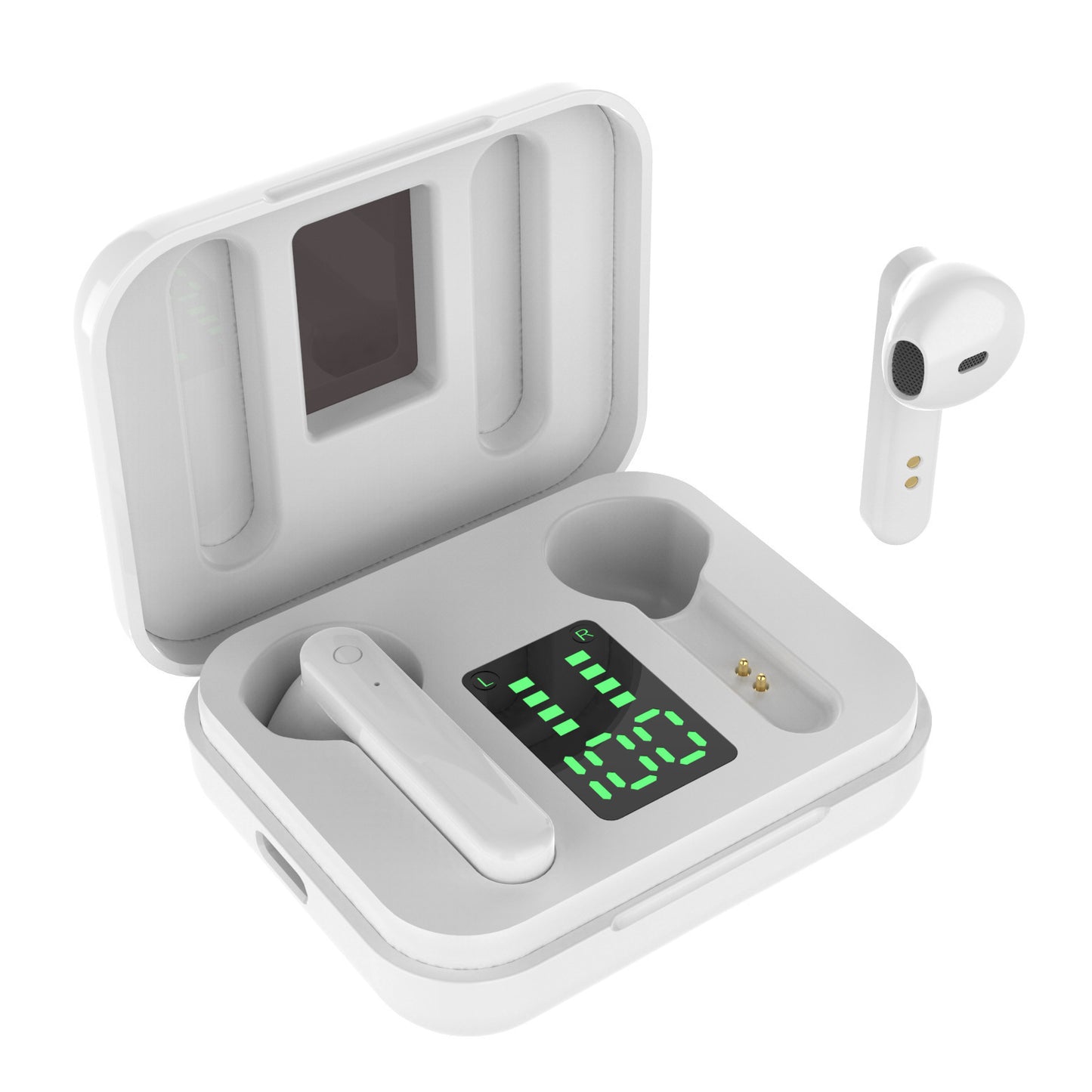 Cross-border Bluetooth headset L12 touch power display tws5.1 wireless sports running in-ear binaural