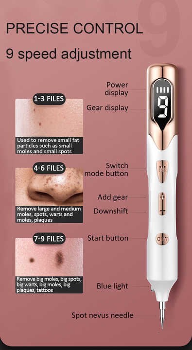 Mole point pen Beauty salon-level experience point mole pen household laser no stinging and no trace mole removal artifact Blu-ray repair