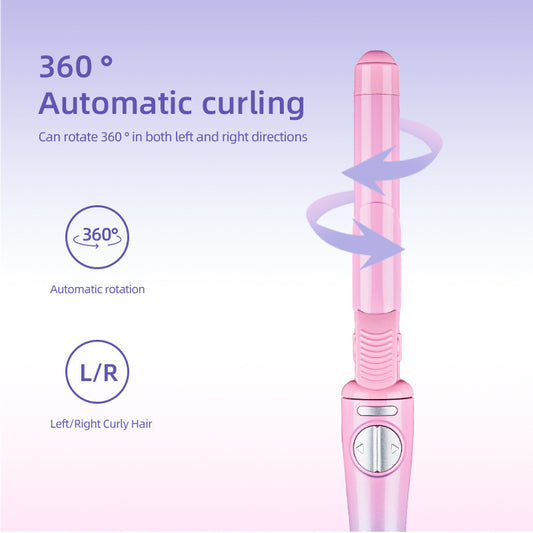 2024 cross-border patented product foreign trade curling iron automatic inner buckle perm ceramic large wave curling iron