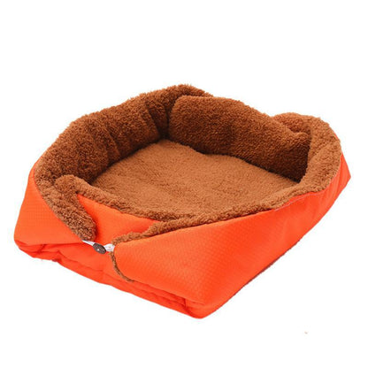 New winter dual-purpose cat blanket, kennel and dog cage mat, moisture-proof warm mat, imitation linen plush mat