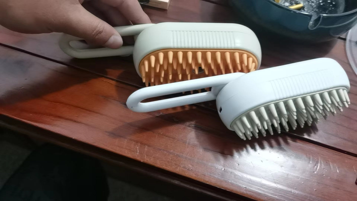 Cross-border popular pet comb cat and dog electric spray massage comb one-click spray anti-flying hair massage bath