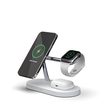 Original magnetic wireless charger three-in-one multi-function fast charge for Apple iphone12 earphone watch