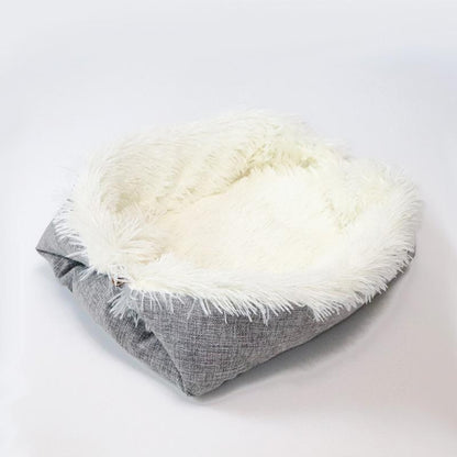 New winter dual-purpose cat blanket, kennel and dog cage mat, moisture-proof warm mat, imitation linen plush mat