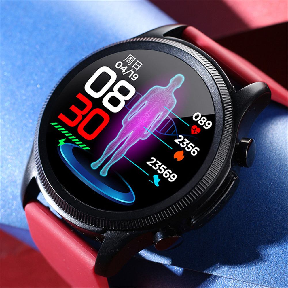 Cross-border popular E400 smart bracelet full touch screen heart rate blood pressure and blood oxygen information push watch drop shipping