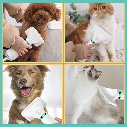 Pet hair dryer multifunctional electric hair pulling massage hair comb cat and dog home beauty cleaning tool