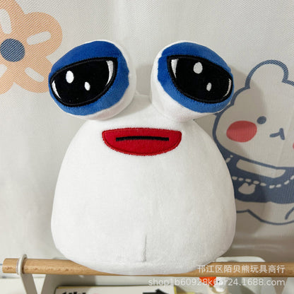 Cross-border pou plush my pet alien big-eyed snail doll plush toy peripheral doll