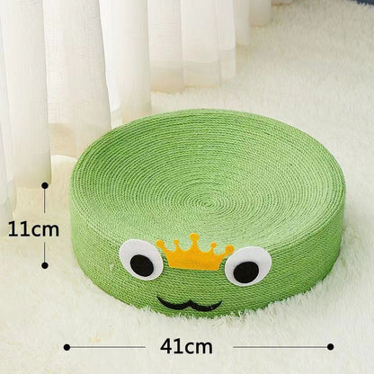 Sisal cat scratching board, wear-resistant, non-shedding round cat scratching basin, all-in-one large cat claw grinding toy