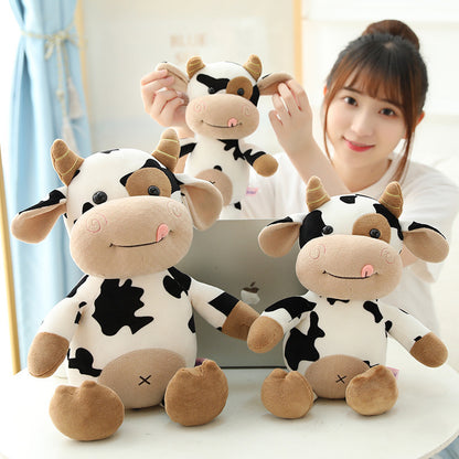 Calf Harpy Cow Plush Toy Cute Rag Doll Children's Toy Souvenir Doll for Girlfriend Gift