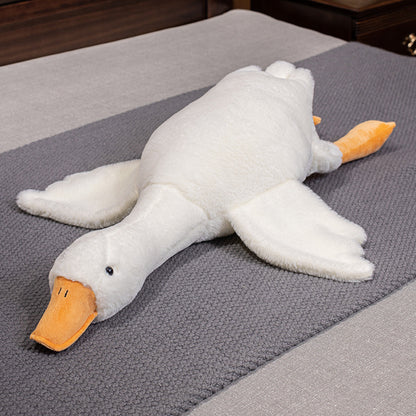 Big White Goose Pillow Plush Toy Big Goose Doll Doll Rag Doll Sleeping on Bed Birthday Gift Girl Spot