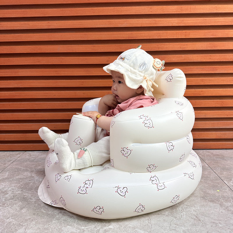 New export ins inflatable sofa learning chair baby seat practice sitting chair baby sitting and standing bath stool