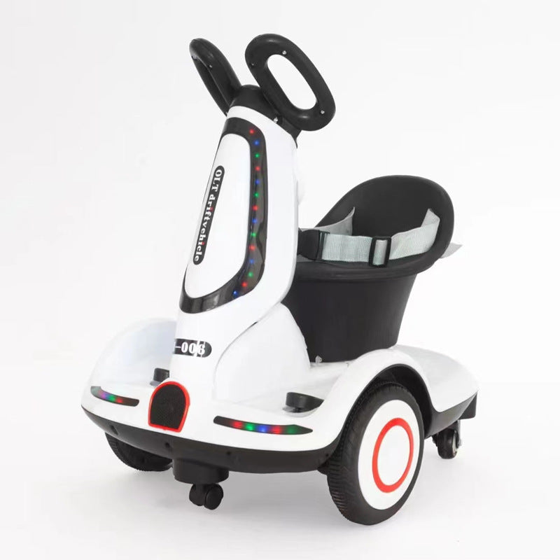 Ouletong children's electric balance car children's WALL-E car four-wheel balance car motorcycle car indoor drift car