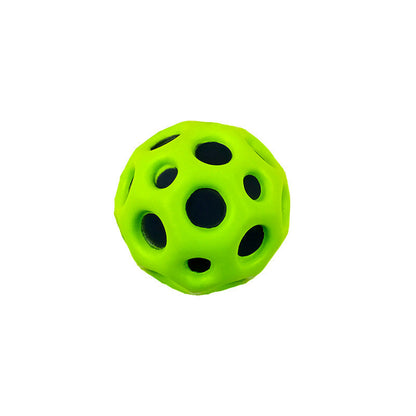 Space Ball high elastic ball hole ball pu foam ball porous ball parent-child interactive toy ball sports fitness ball