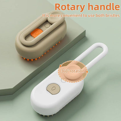 Cross-border popular pet comb cat and dog electric spray massage comb one-click spray anti-flying hair massage bath