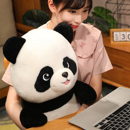 Internet celebrity popular national treasure giant panda paws cute panda gift cartoon cute girl home pillow cushion plush