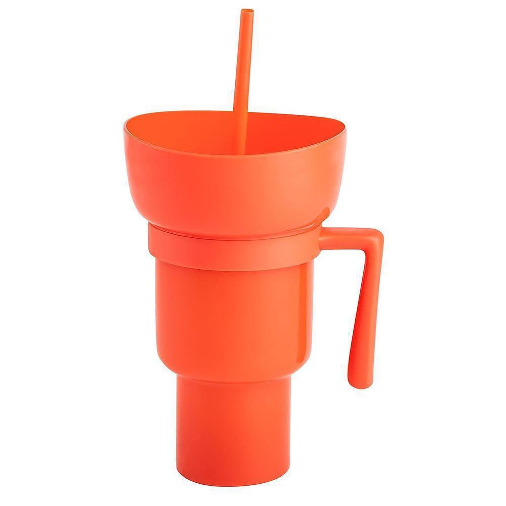 Amazon Popcorn Bucket Beverage Coke Juice Straw Cup Creative Cinema Promotion Couple Popcorn Coke Bucket