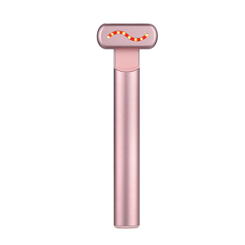 Cross-border electric fairy wand introduction device EMS micro-current lifting and firming massage device colored light small iron eye beauty device