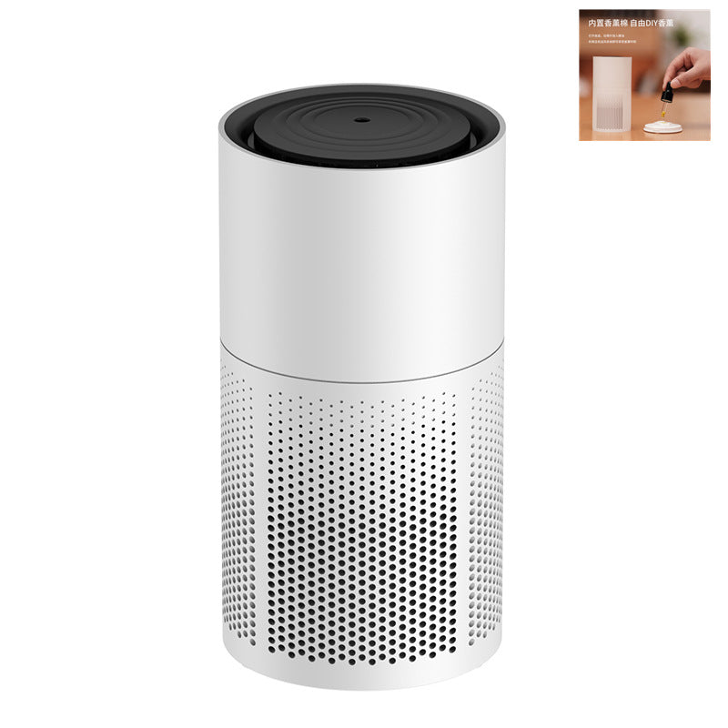 Cross-border new type of negative ion air purifier for office and household use in addition to second-hand smoke small smart desktop purifier