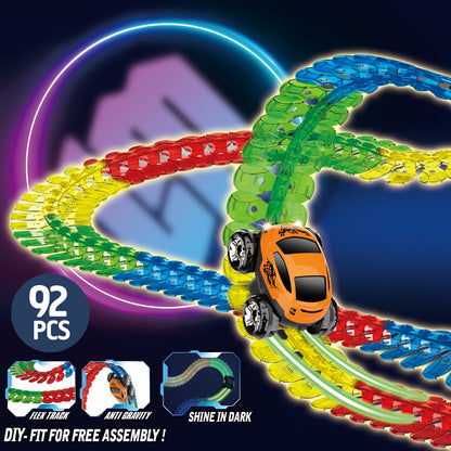 Zero Gravity Track Race Car Set 92 Pcs