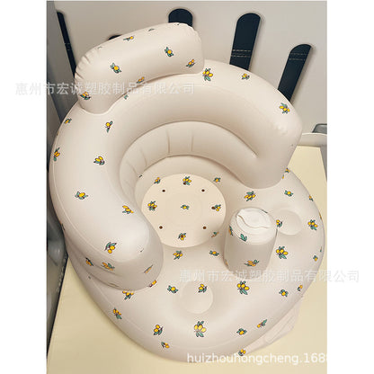 New export ins inflatable sofa learning chair baby seat practice sitting chair baby sitting and standing bath stool