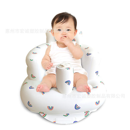 New export ins inflatable sofa learning chair baby seat practice sitting chair baby sitting and standing bath stool