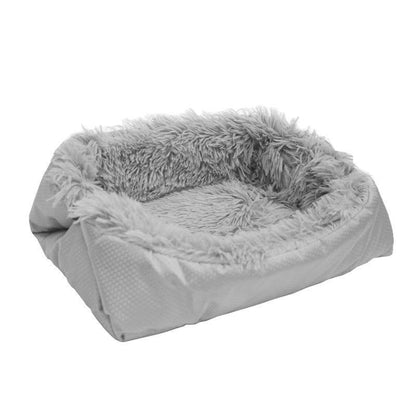 New winter dual-purpose cat blanket, kennel and dog cage mat, moisture-proof warm mat, imitation linen plush mat