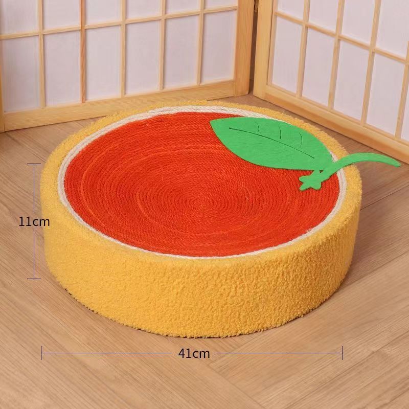 Sisal cat scratching board, wear-resistant, non-shedding round cat scratching basin, all-in-one large cat claw grinding toy