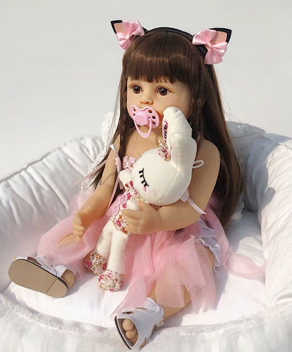 Reborn doll little girl princess cross-border simulation reborn doll foreign trade children's toys Куклы