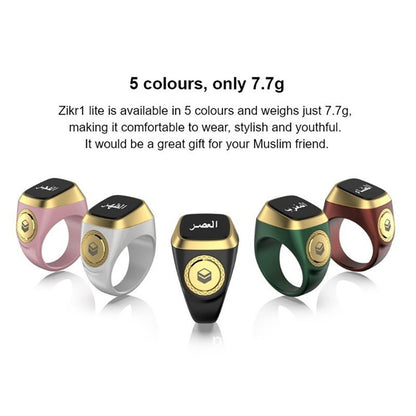 Smart ring iqibla counter smart tasbih Zikr ring Bluetooth ring counter