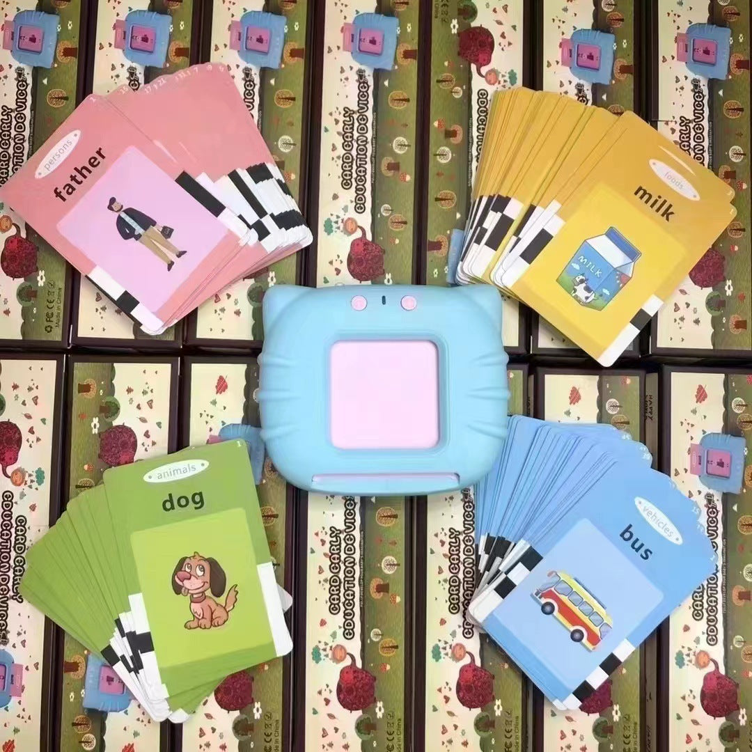 Spot card early education machine card machine pure English version learning machine children's puzzle English version enlightenment early education machine