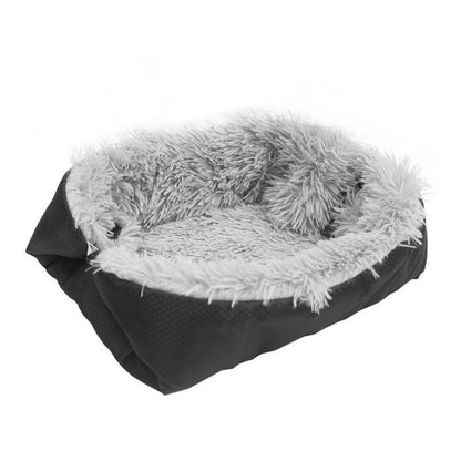 New winter dual-purpose cat blanket, kennel and dog cage mat, moisture-proof warm mat, imitation linen plush mat