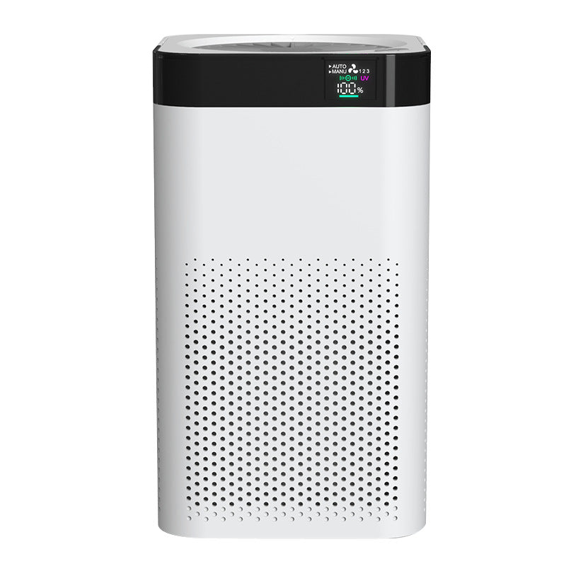 Cross-border new type of negative ion air purifier for office and household use in addition to second-hand smoke small smart desktop purifier