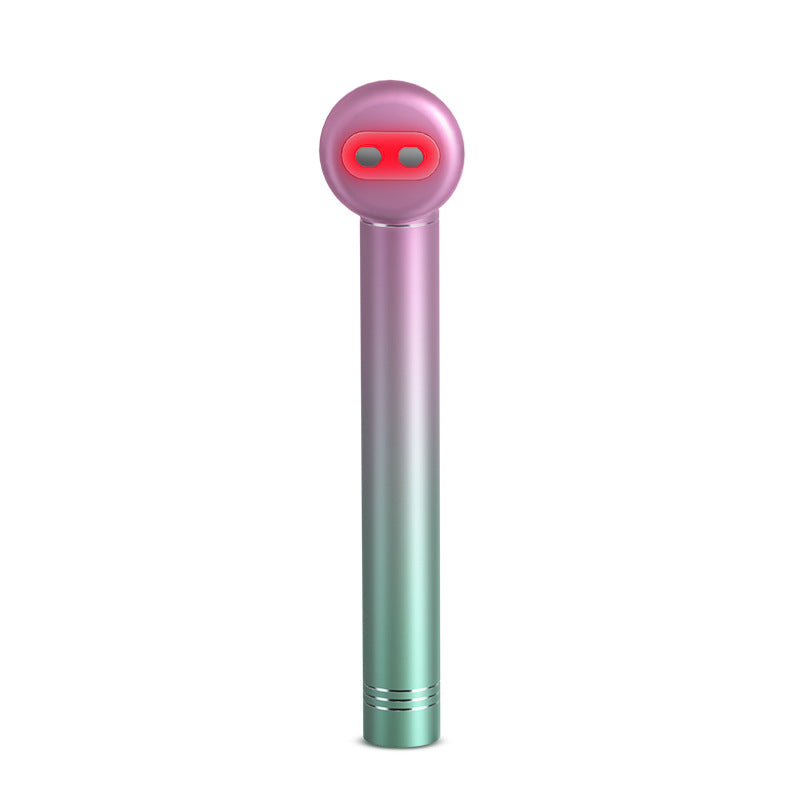 Cross-border electric fairy wand introduction device EMS micro-current lifting and firming massage device colored light small iron eye beauty device