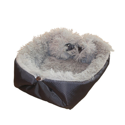 New winter dual-purpose cat blanket, kennel and dog cage mat, moisture-proof warm mat, imitation linen plush mat