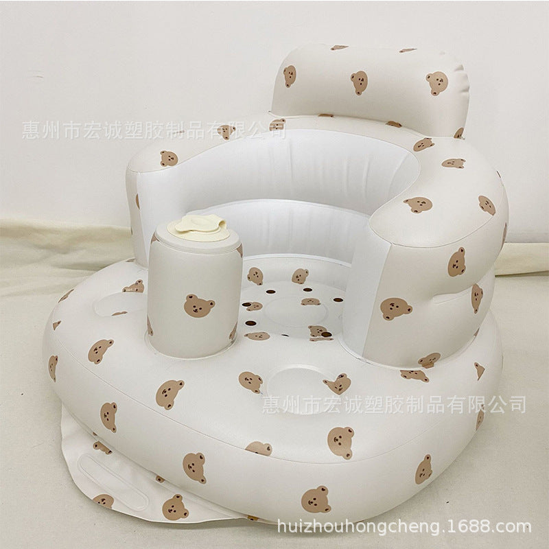 New export ins inflatable sofa learning chair baby seat practice sitting chair baby sitting and standing bath stool