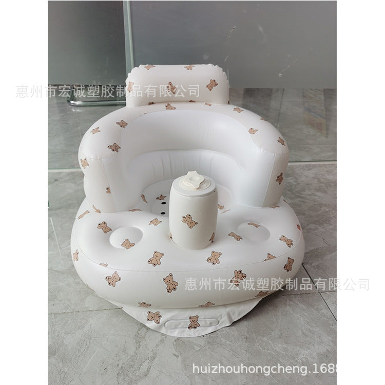 New export ins inflatable sofa learning chair baby seat practice sitting chair baby sitting and standing bath stool