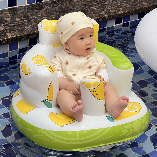 New export ins inflatable sofa learning chair baby seat practice sitting chair baby sitting and standing bath stool