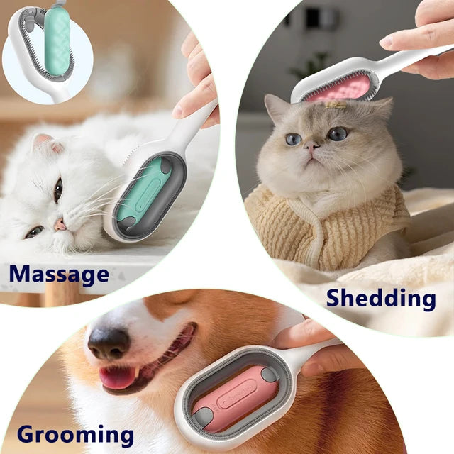 Pet comb cleaning and hair removal comb cat comb floating hair upgraded no-wash wipes hair removal brush hair stick device wholesale