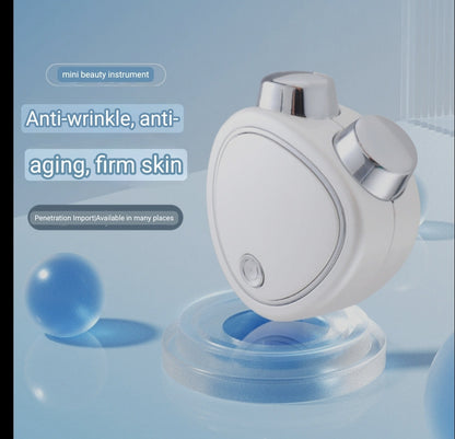 New micro-current beauty instrument V-face lifting, firming and rejuvenating roller massager EMS micro-current beauty instrument