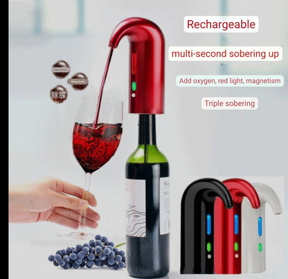 Electronic red wine decanter, intelligent wine dividing and pouring device, fast decanter, electric household wine serving device, Internet celebrity European style