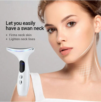 Neck wrinkle removal beauty instrument, neck beauty instrument, facial light lifting and tightening instrument, EMS microcurrent