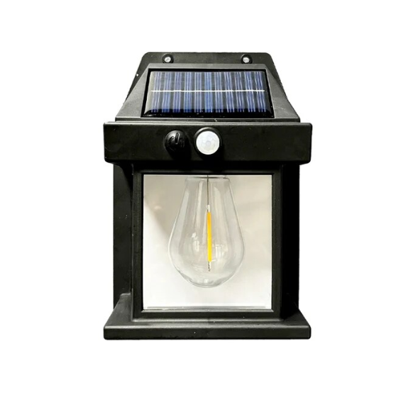 Solar Outdoor Wall Lamp Front View