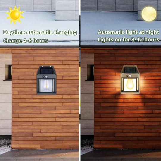 Solar Outdoor Wall Lamp Automatic Charging