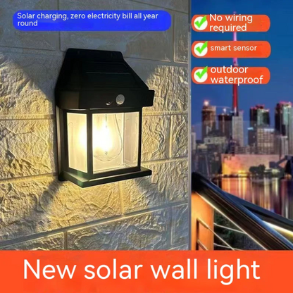 Solar Outdoor Wall Lamp No wiring required