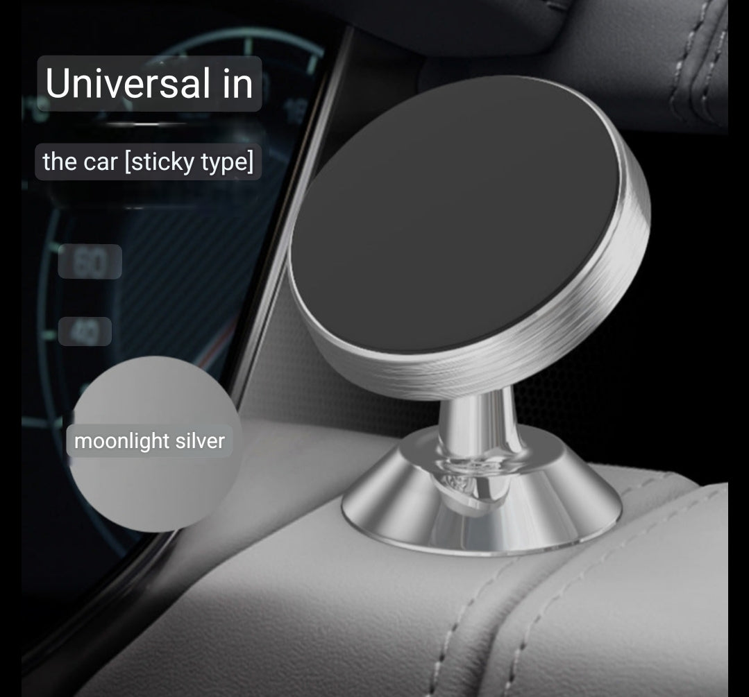 New car phone holder Car holder Aluminum alloy magnetic creative car lazy bracket outlet