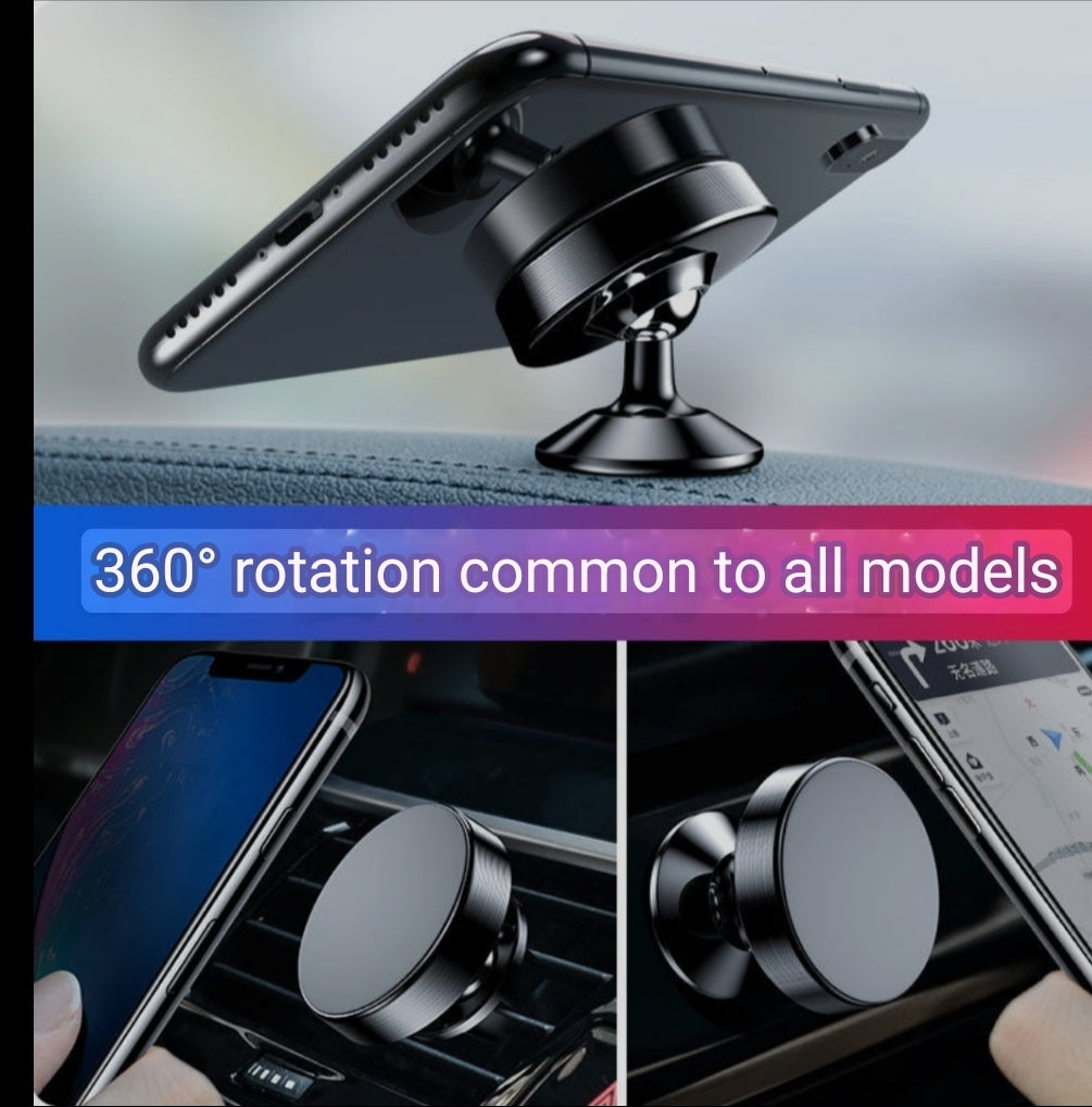 New car phone holder Car holder Aluminum alloy magnetic creative car lazy bracket outlet