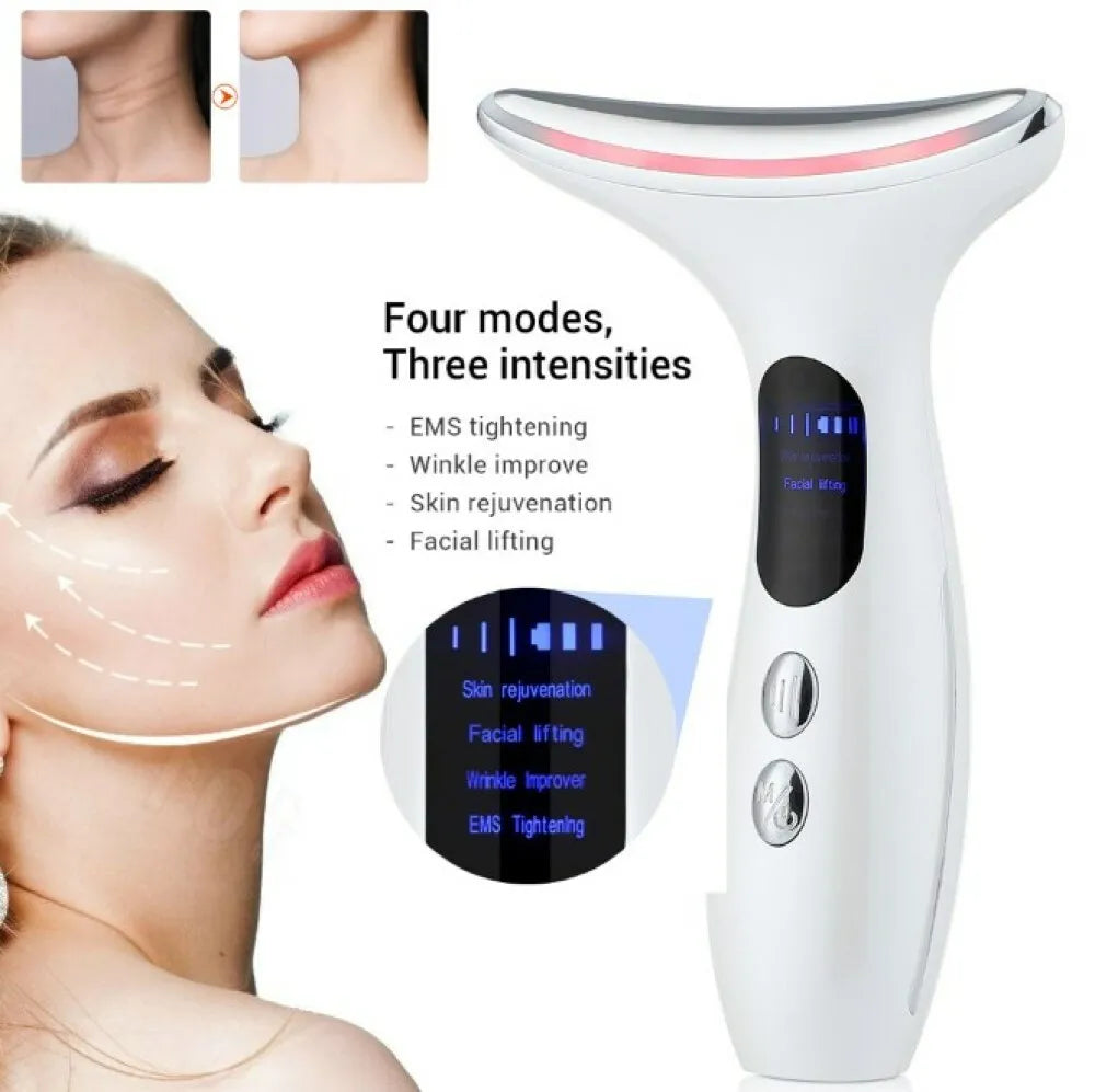 Neck wrinkle removal beauty instrument, neck beauty instrument, facial light lifting and tightening instrument, EMS microcurrent