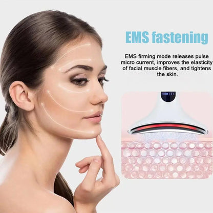 Neck wrinkle removal beauty instrument, neck beauty instrument, facial light lifting and tightening instrument, EMS microcurrent